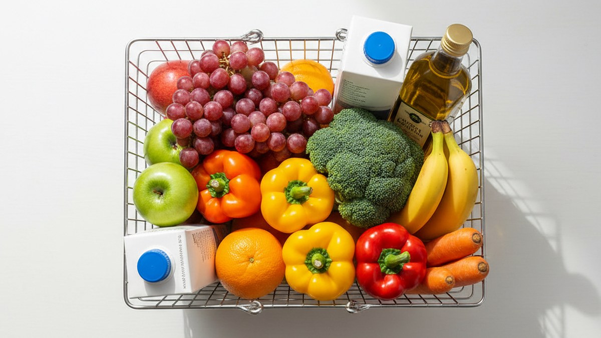La cesta de la compra no da tregua: 320 euros al mes, con la leche y la fruta disparadas y el aceite por fin a la baja