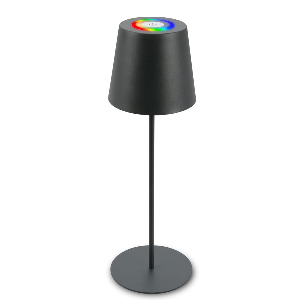 Lámpara LED táctil inalámbrica con colores RGB y ajuste de altura