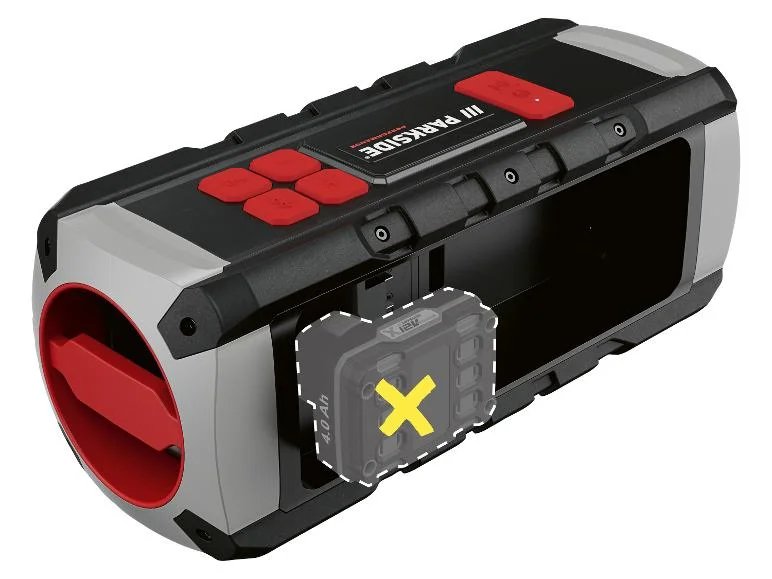 Altavoz Bluetooth resistente para obra – Parkside PBL 40 A1