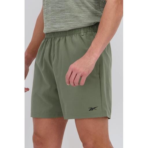 Pantalón corto de running Reebok para hombre, color taupe, ¡mitad de precio!
