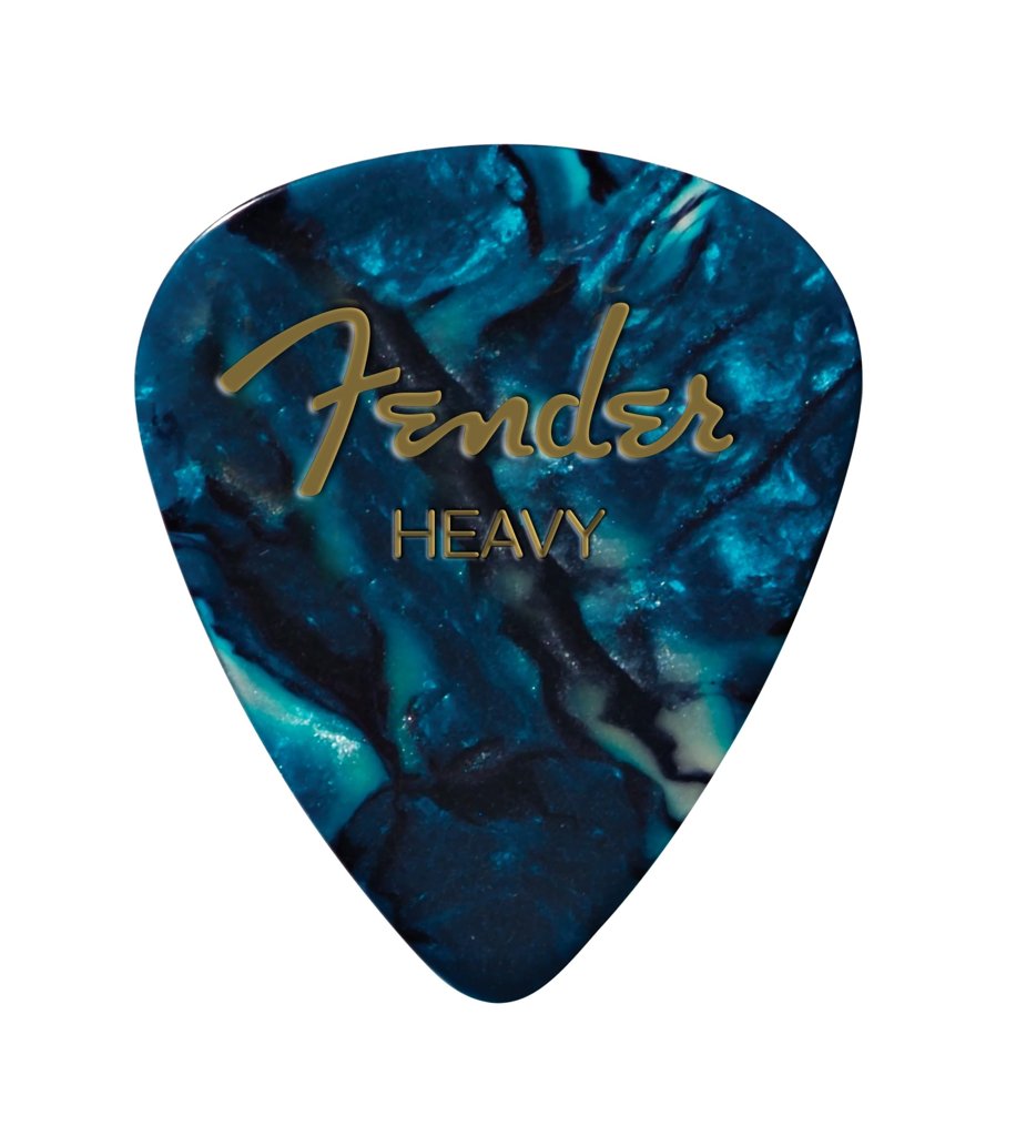 Set de 12 púas de celuloide Fender 351: sonido premium