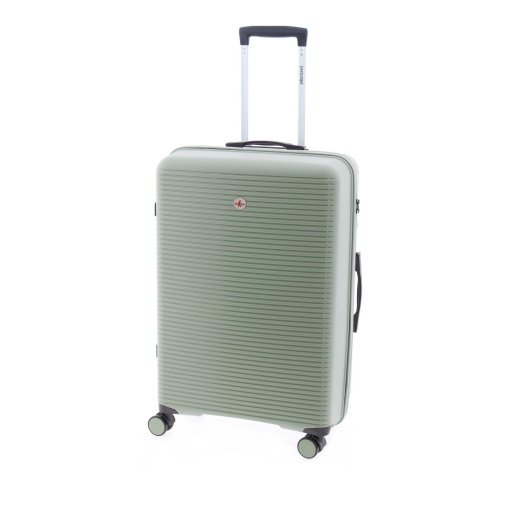 Maleta mediana rígida John Travel, ligera y con candado TSA