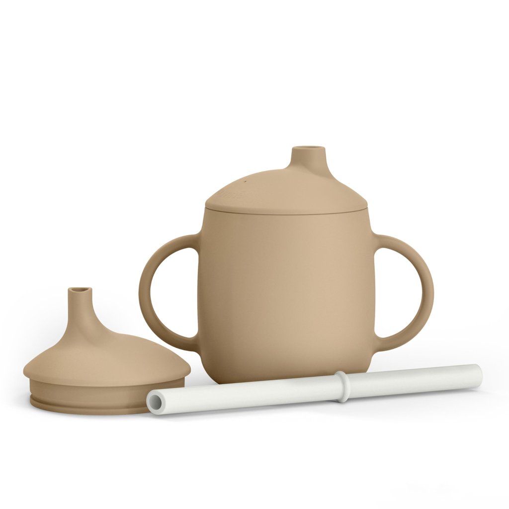 Vaso 3 en 1 Suavinex: taza, pajita y boquilla anti‑derrame