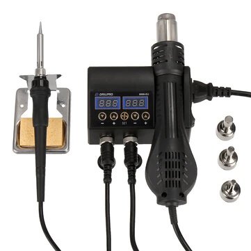 Estación de soldadura Drillpro 2‑en‑1 de 750 W: potencia y versatilidad