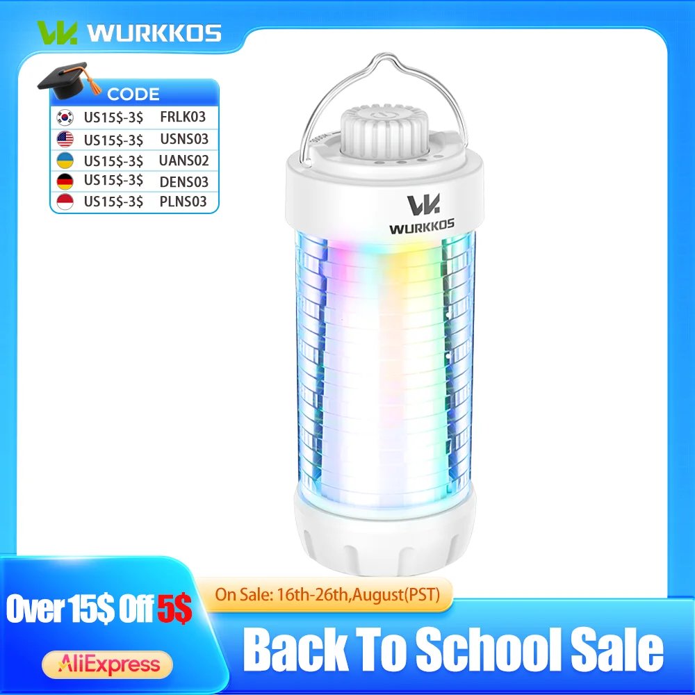 Linterna magnética Wurkkos CLO1: 550 lúmenes y batería externa