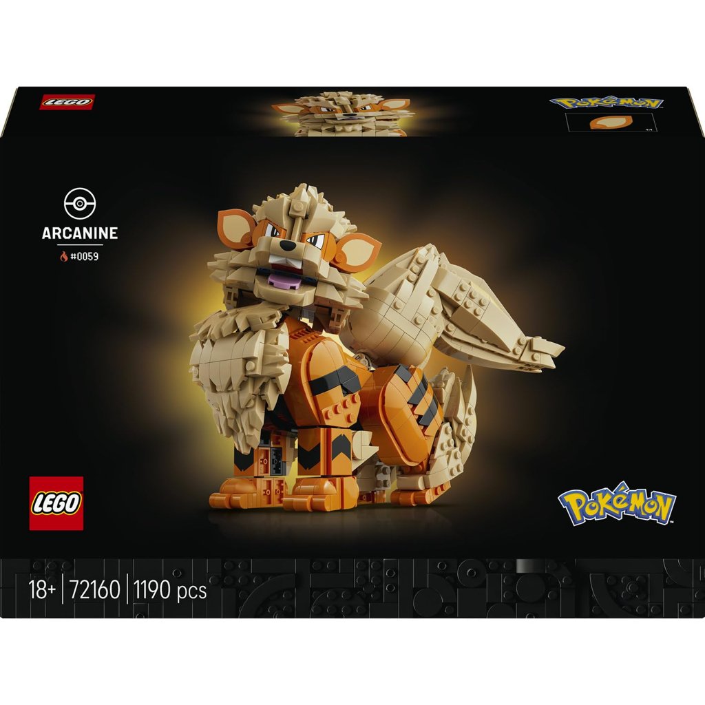 Construye a Arcanine de Pokémon con LEGO y revive la aventura