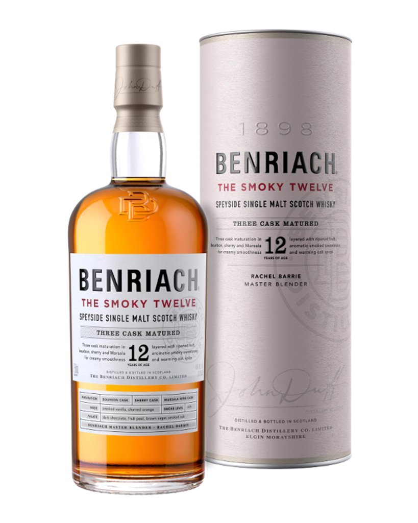 Whisky BenRiach The Smoky Twelve 12 años: ahumado y especiado