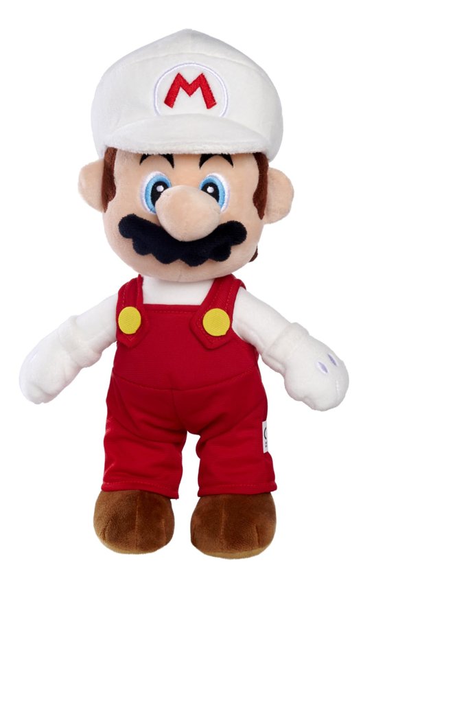 Peluche Mario de Fuego 30 cm – El clásico de Nintendo