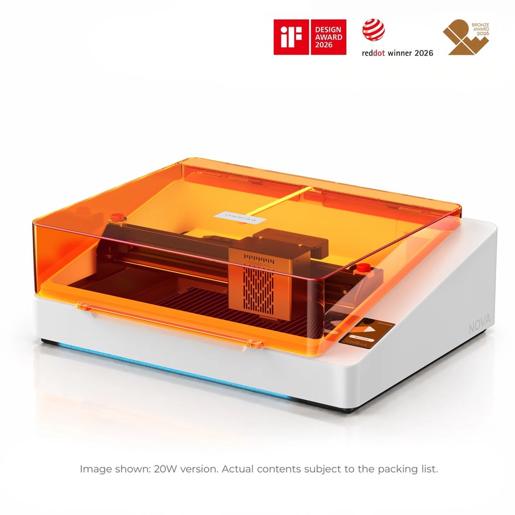 Grabadora láser 10W TOOCAA NOVA: kit inicial para crear tus diseños