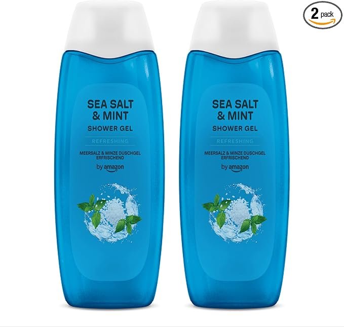 Refresca tu piel con el gel de ducha sal marina y menta – Pack 2×500 ml