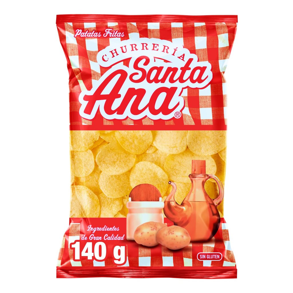Pack de 2 bolsas de patatas Santa Ana estilo churrería