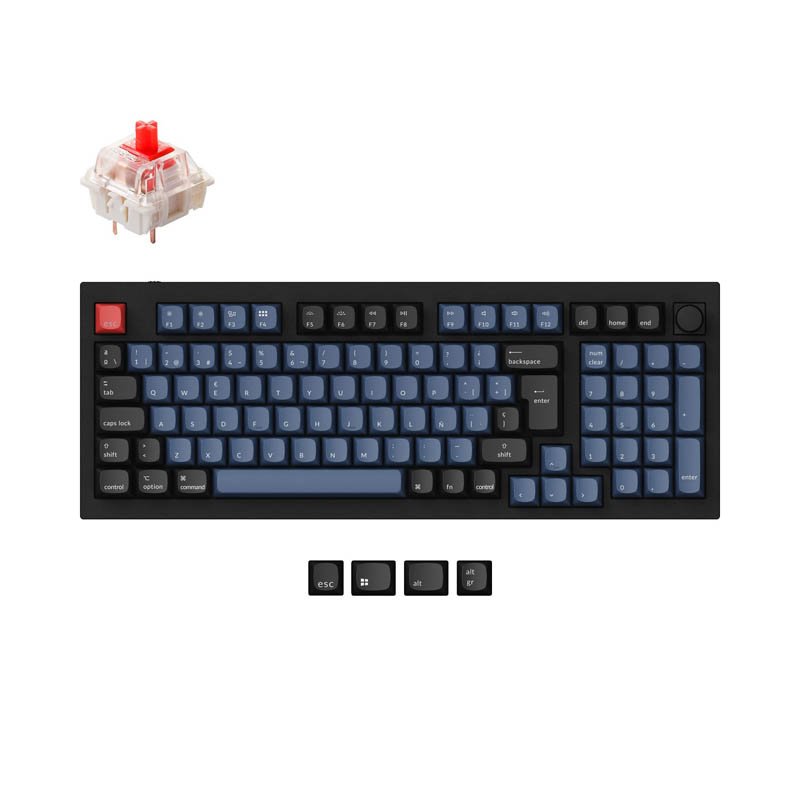 Teclado Keychron Q5 ISO-ES RGB (2,31kg, Layout 96%, Chasis Aluminio CNC, Hot-Swap,)
