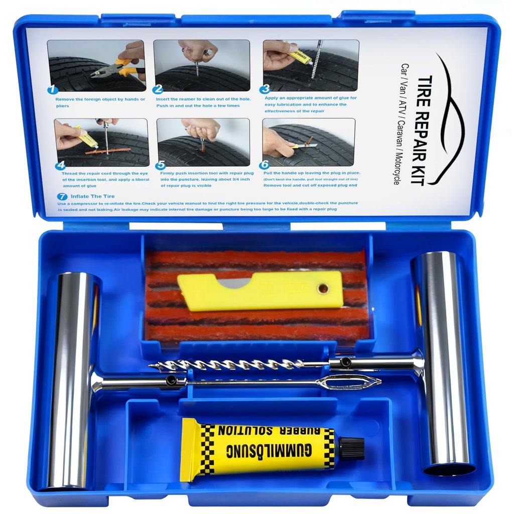 Kit anti‑pinchazos: repara tus neumáticos al instante
