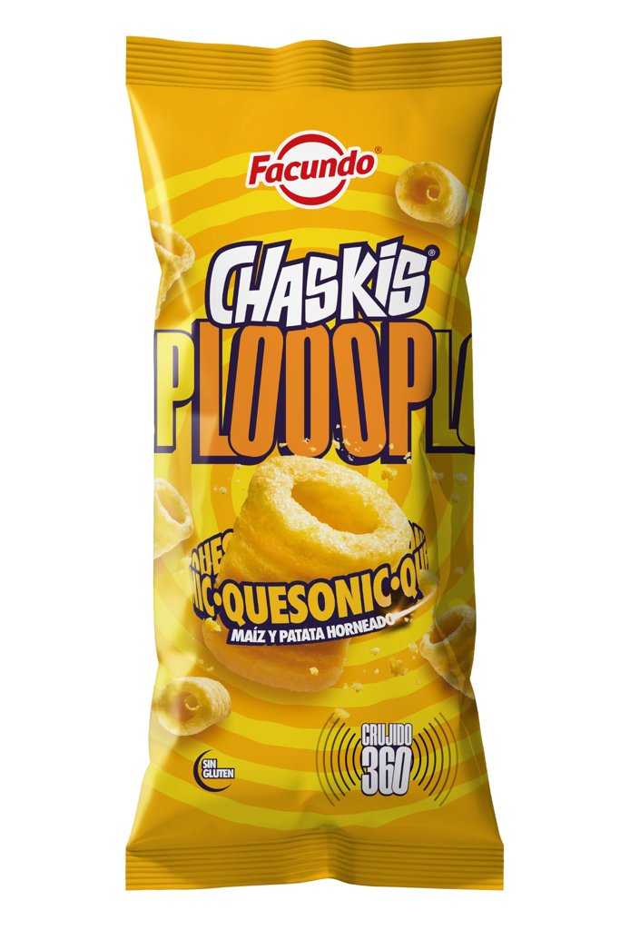 Facundo Chaskis Looop Quesonic: crujiente snack de maíz y patata