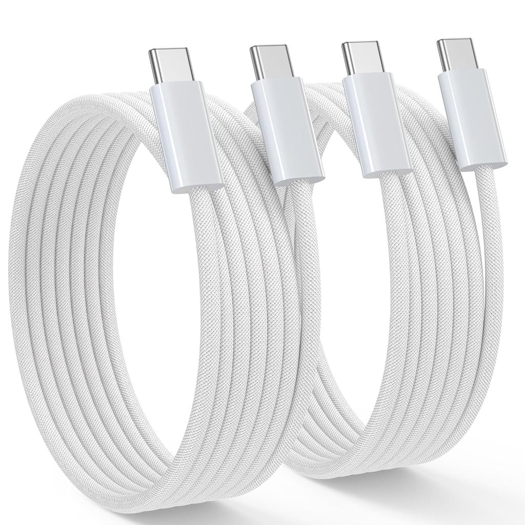 Pack de 2 cables USB-C 60W de carga rápida en oferta