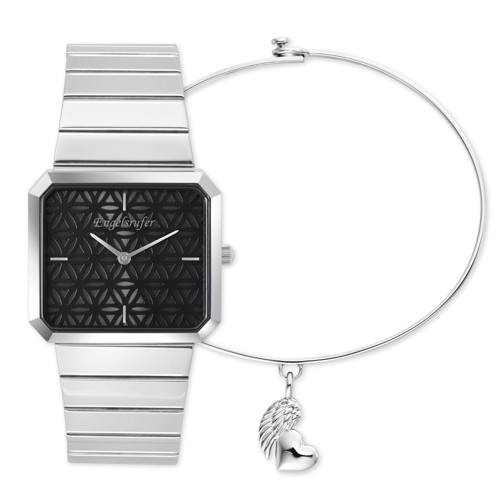 Set de reloj y pulsera Engelsrufer: estilo minimalista