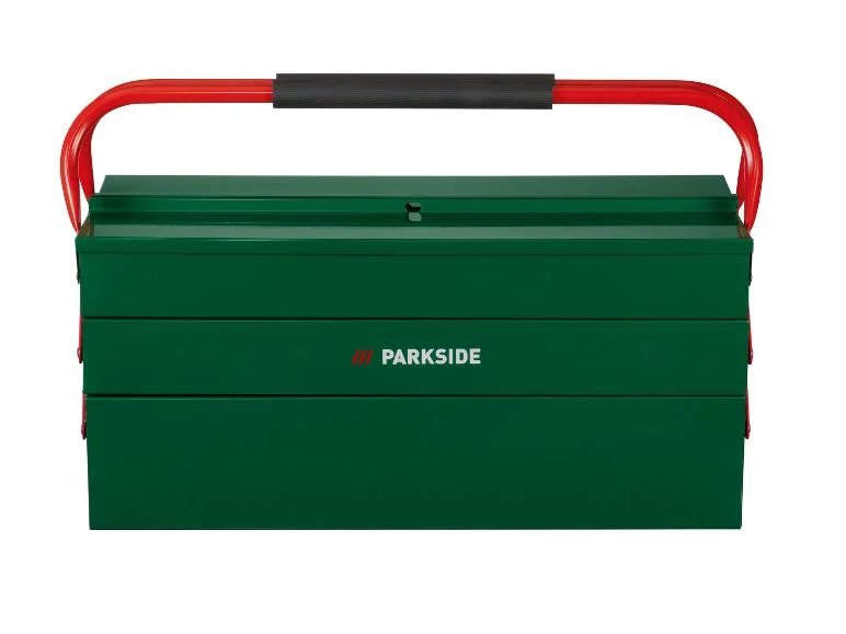 Caja de herramientas Parkside: completa y compacta