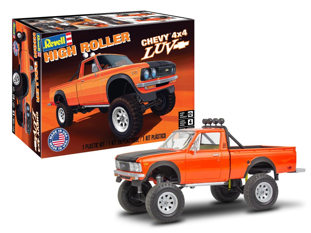 Kit Revell Chevy LUV 4x4 a escala 1:24: ¡Monta el tuyo!