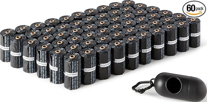 Bolsas de desecho para perros con dispensador y clip – 900 unidades