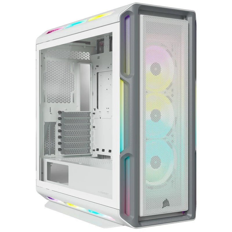 Caja Corsair iCUE 5000T RGB con cristal templado y 3 ventiladores