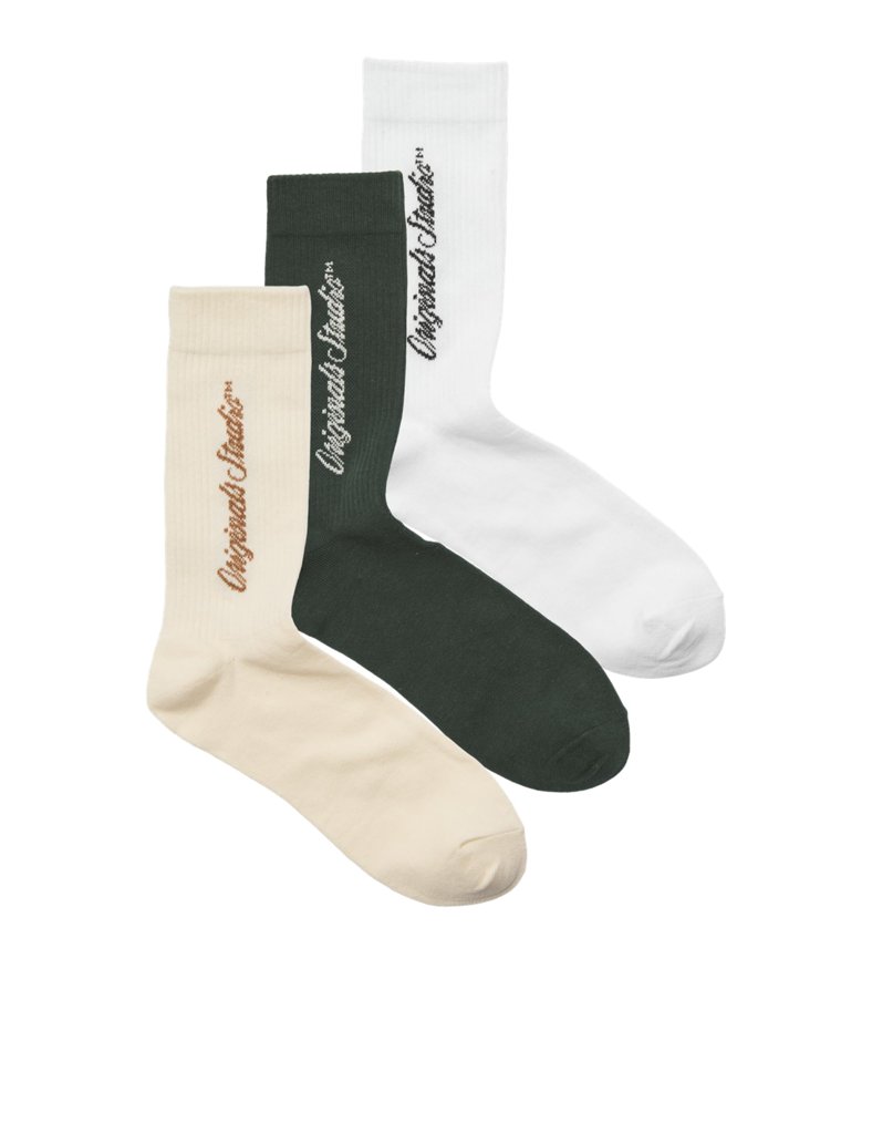 Calcetines JACK & JONES estilo envejecido, pack 3 por menos de 2€
