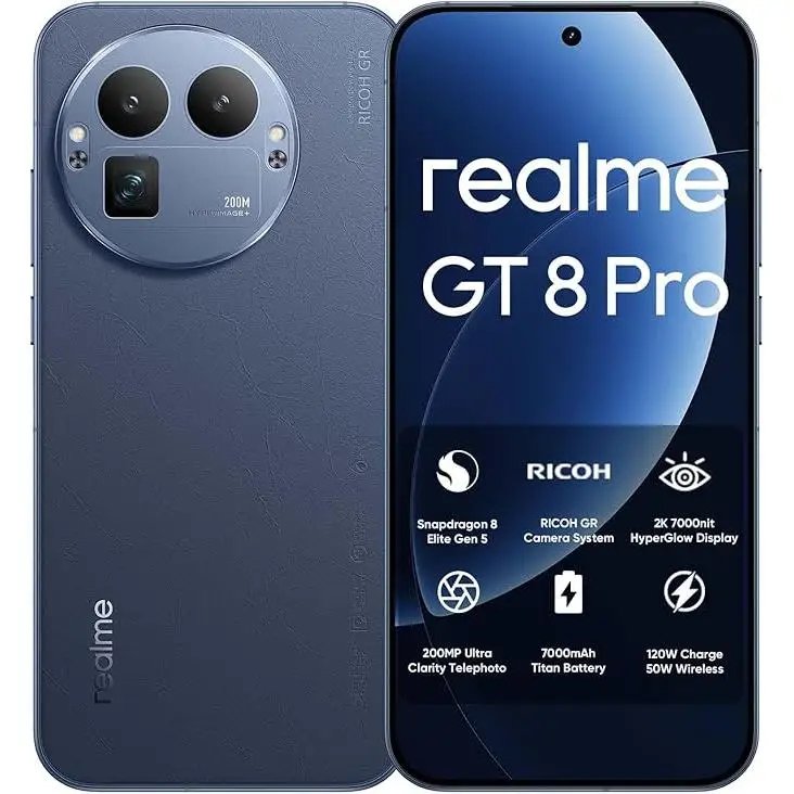 Realme GT 8 PRO 12/256GB a 557€: gama alta con batería enorme