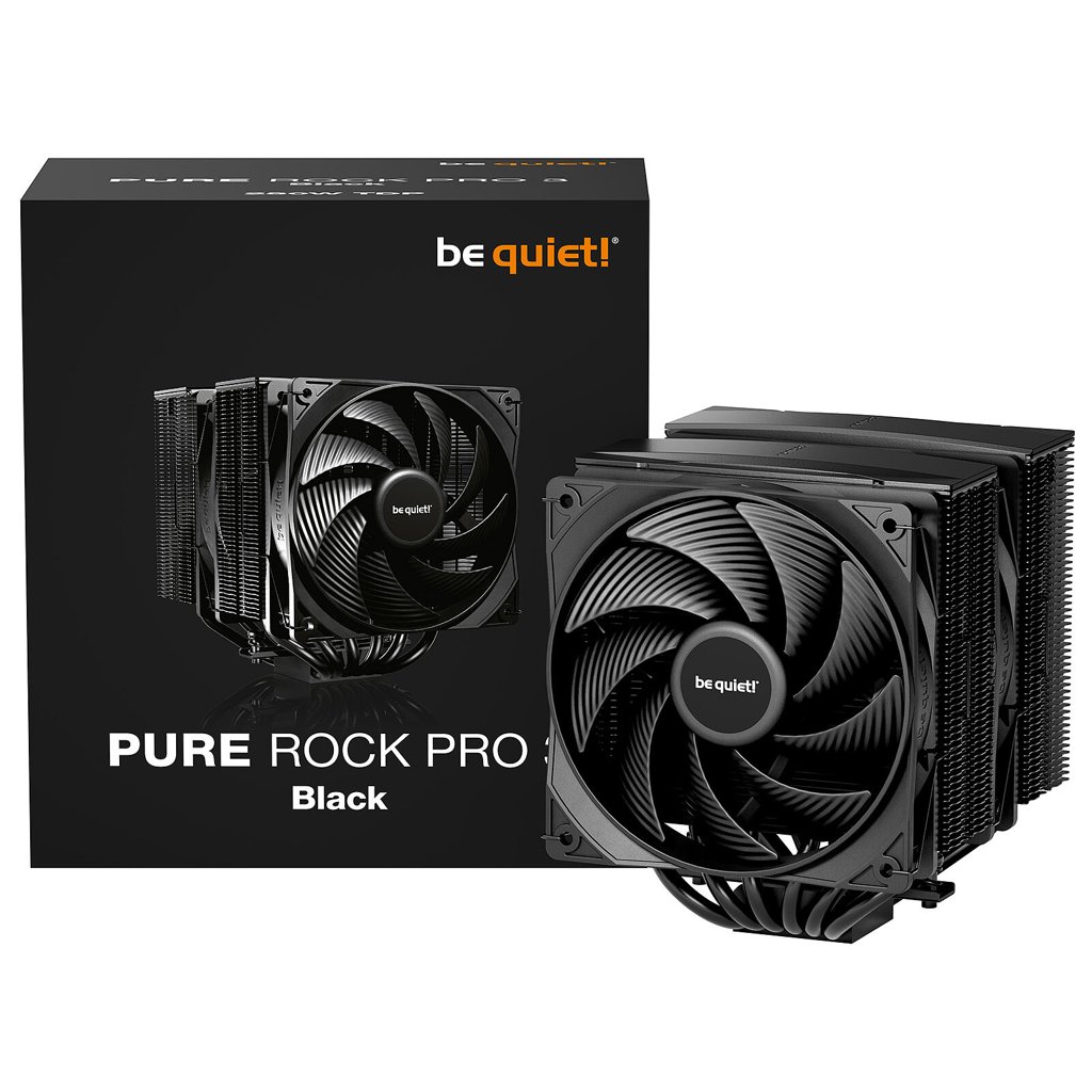 be quiet! Pure Rock Pro 3 Black: doble torre, 6 heatpipes y 2 ventiladores