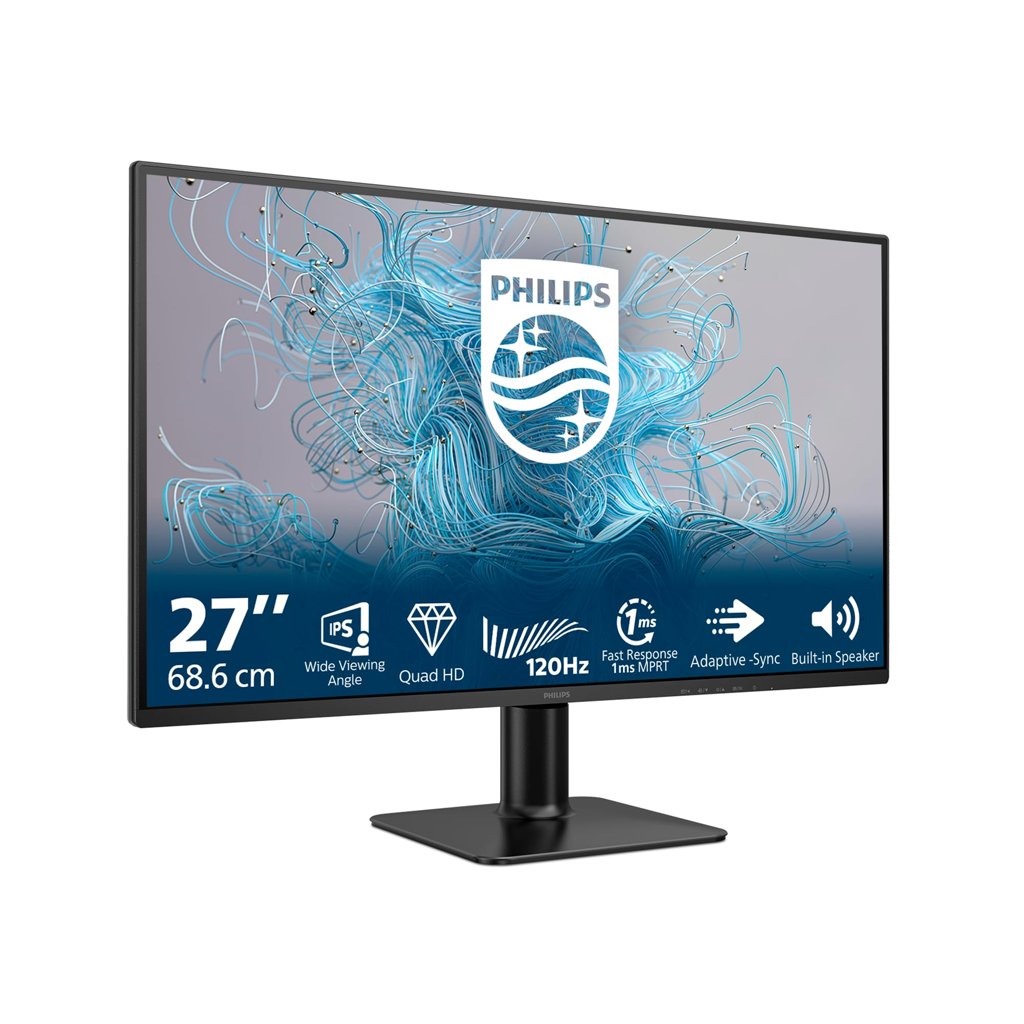 Monitor Philips 27" QHD 120 Hz con panel IPS – Gran calidad a bajo coste