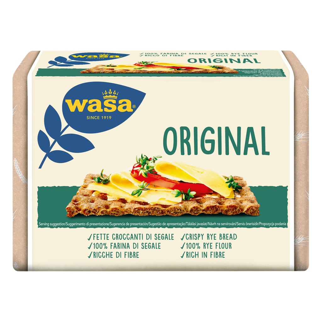 Descubre el crujido del pan Wasa Original: sabor y ligereza