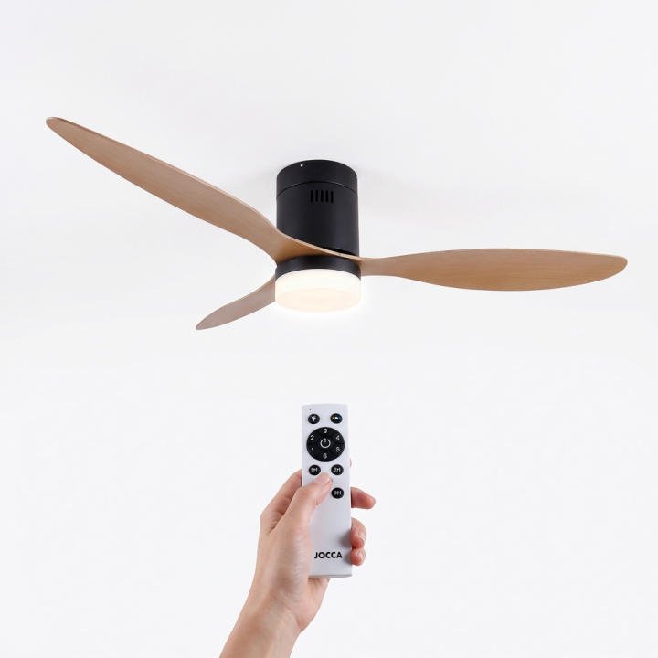 Ventilador de techo negro