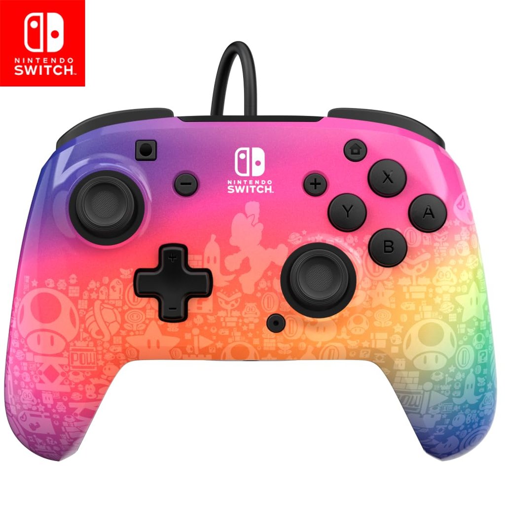 Controlador PDP Switch Rematch Star Spectrum, personalizable y oficial