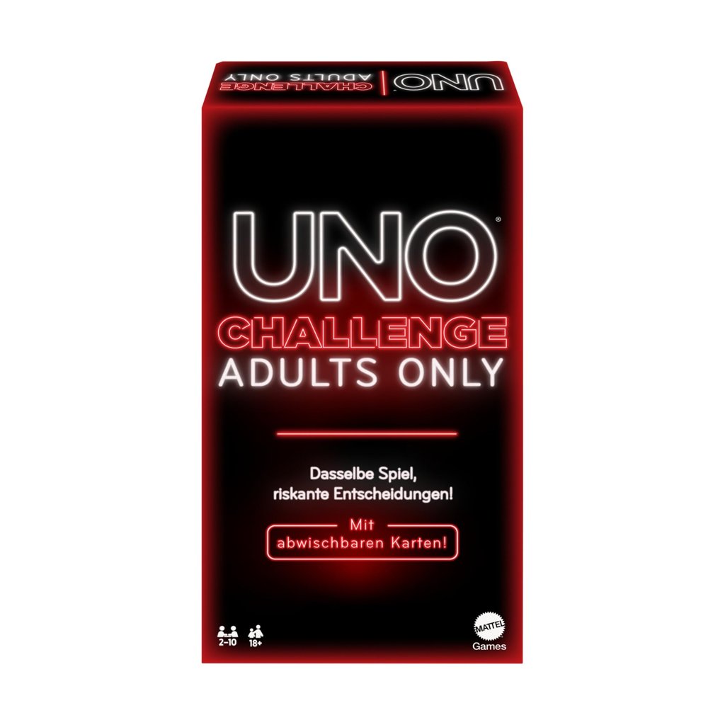 UNO Challenge Adults Only – Cartas +18 para fiestas y viajes