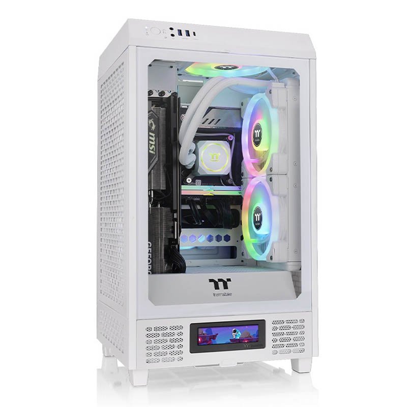 Thermaltake The Tower 200 Snow: la torre blanca que transforma tu PC