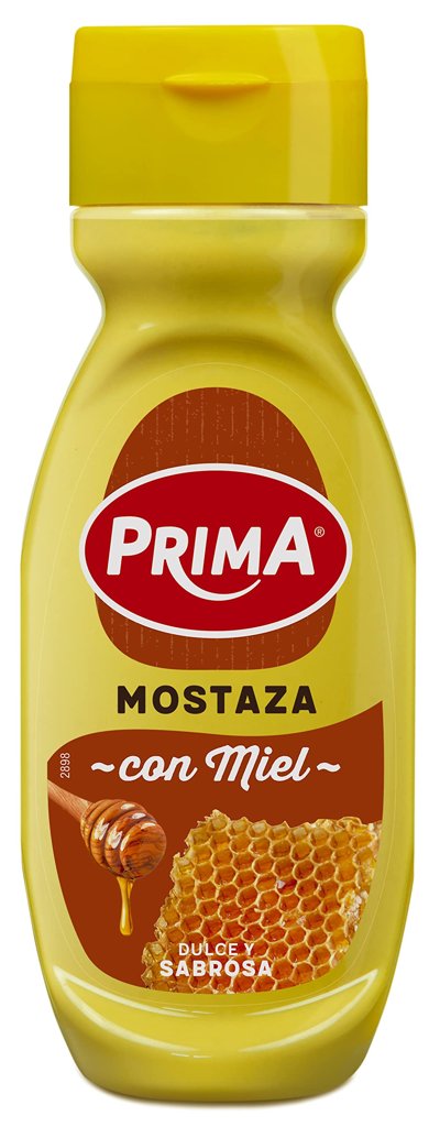 Mostaza con miel Prima: sabor dulce y picante en cada bocado