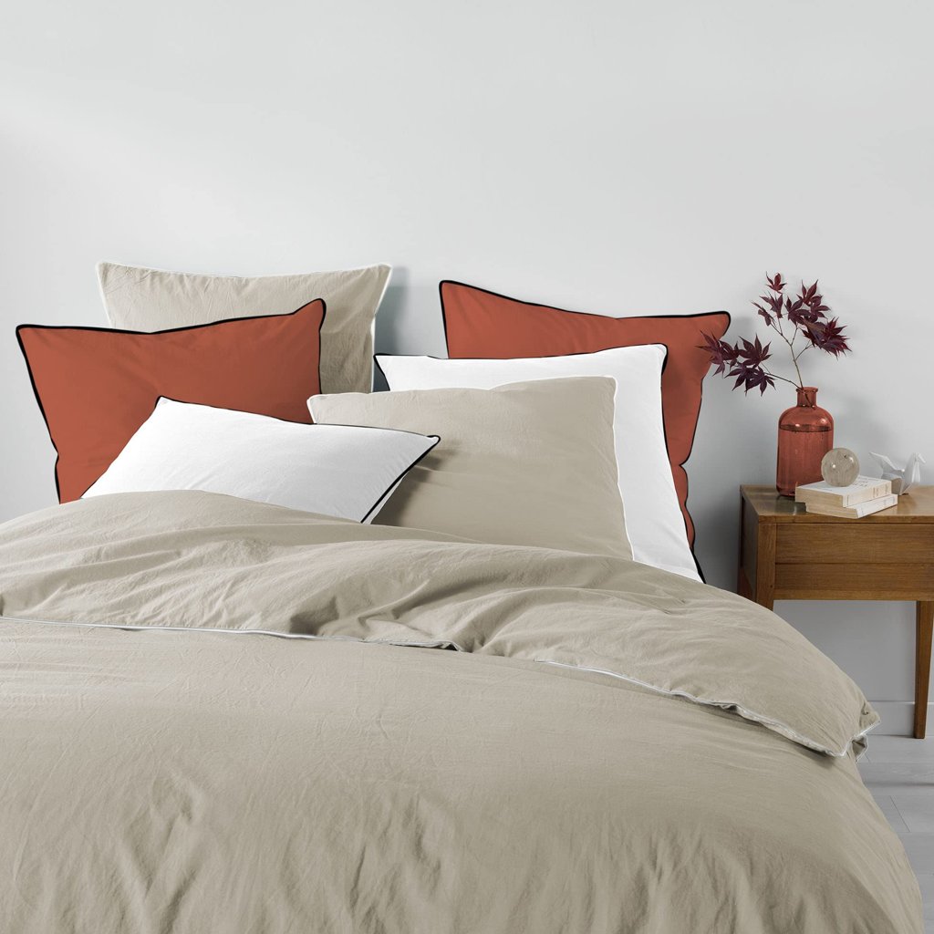 Juego de ropa de cama de lino 240x220 cm – Douceur d'Intérieur