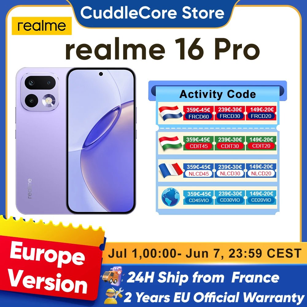 ¡Llega el realme 16 Pro 5G!