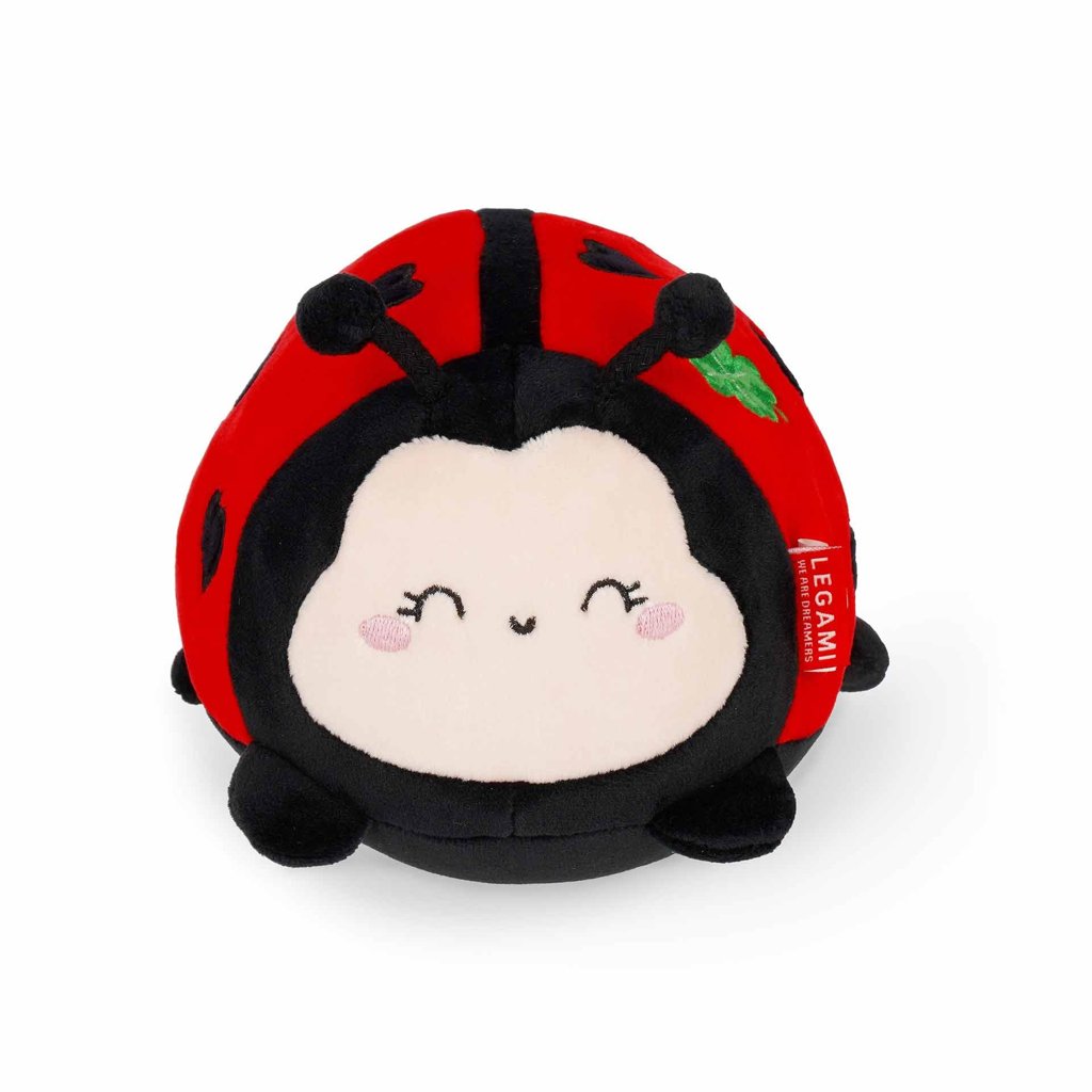 Mini mariquita de peluche Legami Super Soft – ¡Lleva suerte!