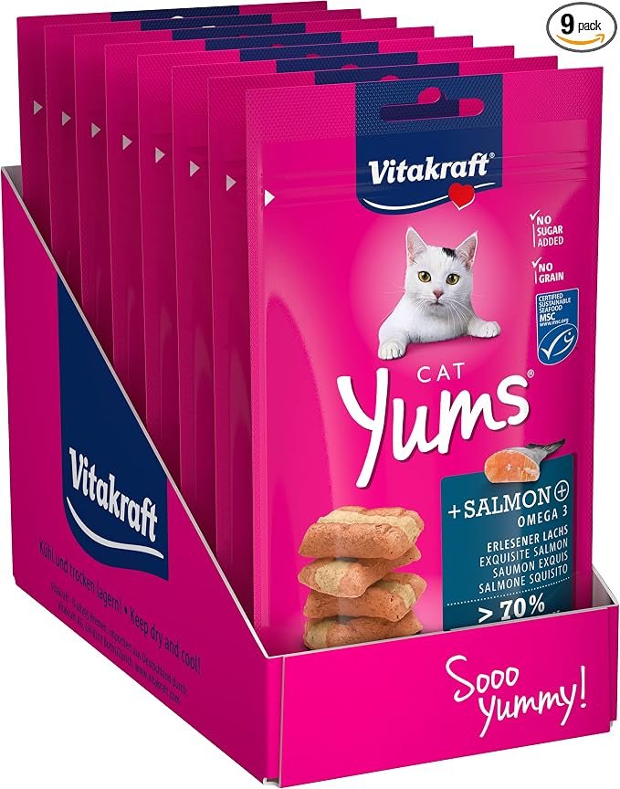Deliciosas golosinas Vitakraft para consentir a tu gato