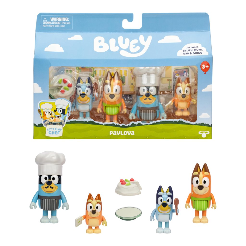 Bluey y la tarta paulova