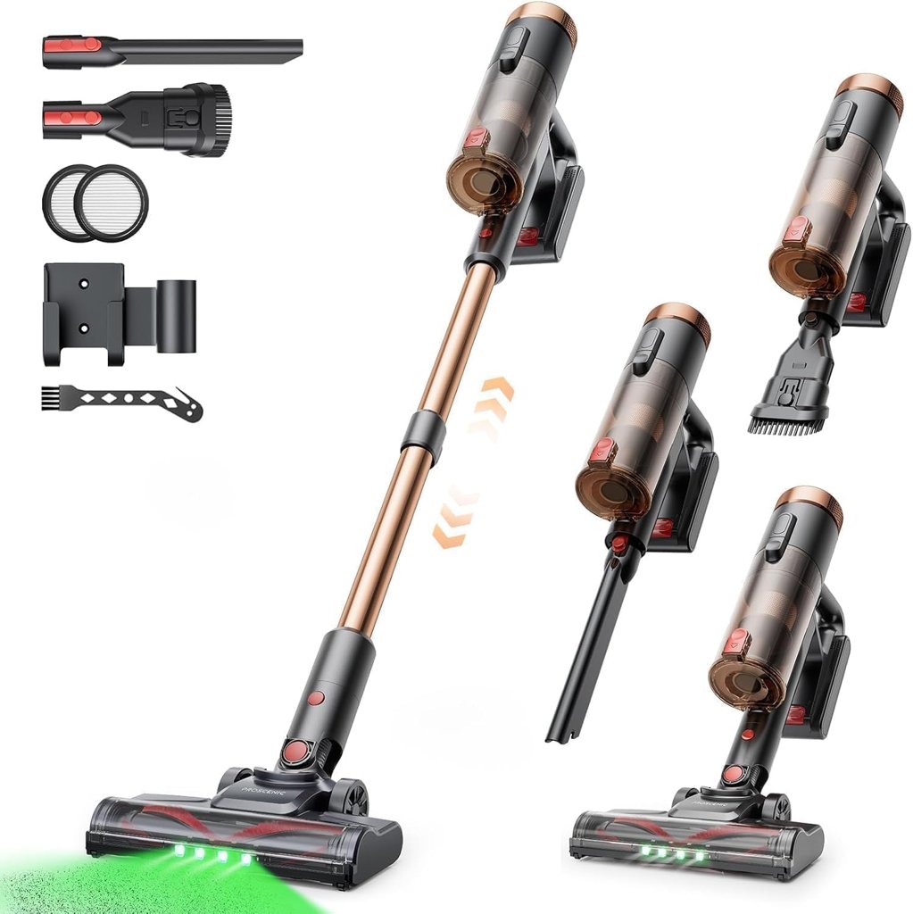Proscenic Aspiradora Escoba sin Cable 500W