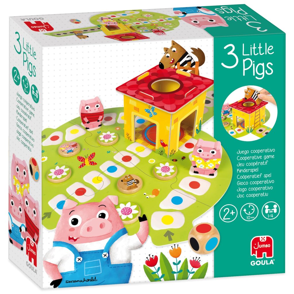 Los 3 Cerditos de Goula: juego educativo para preescolares