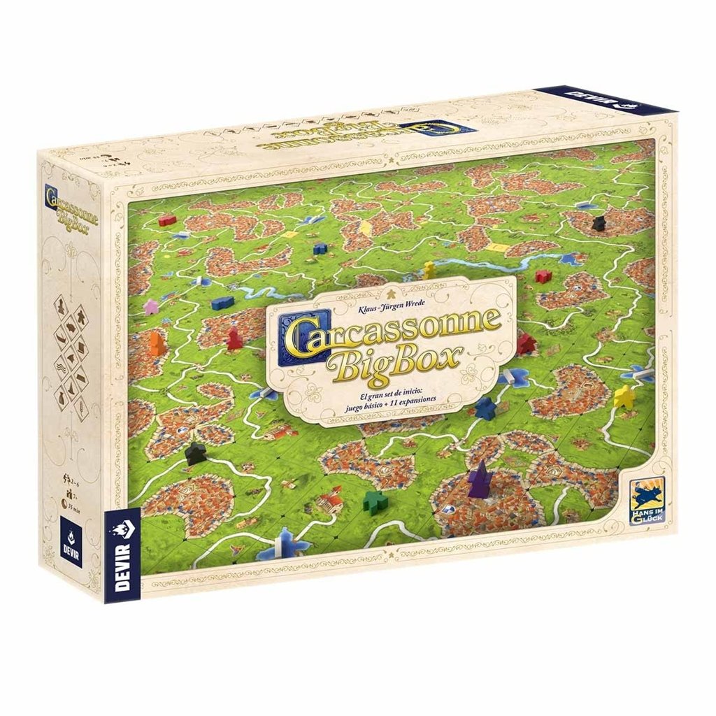 Carcassonne Big Box: la edición definitiva para horas de estrategia