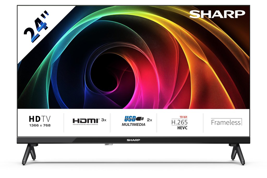 TV 24" HD Frameless