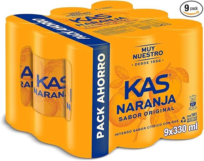 Refresco Naranja Kas