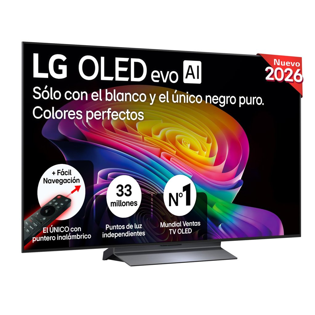 TV OLED 55" LG C64LA con IA y sin reflejos: calidad 4K