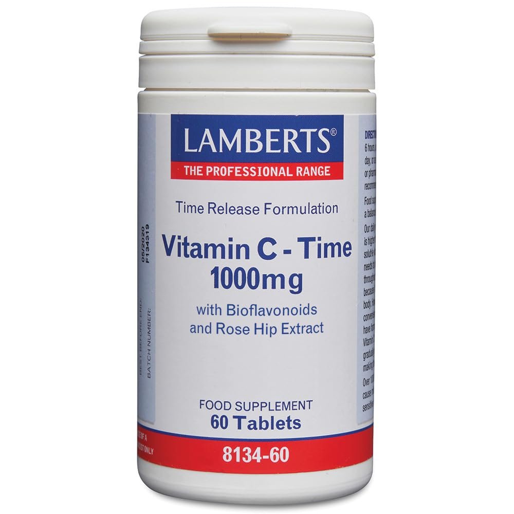 Vitamina C 1000mg con liberación prolongada, 60 comprimidos