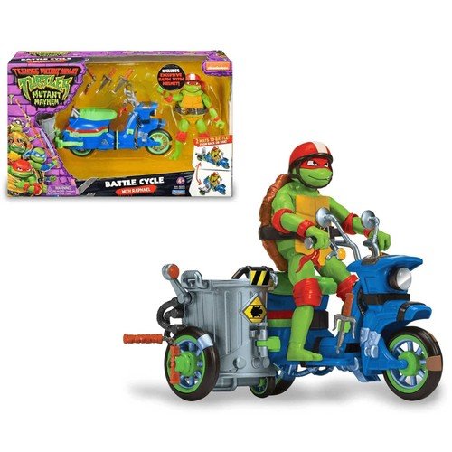 Vehículo coleccionable con figura TMNT – Edición limitada