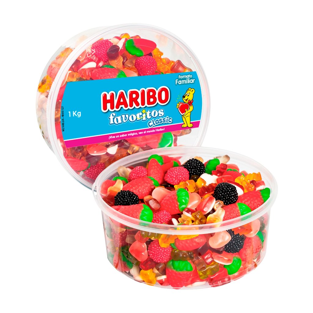 Haribo Favoritos Classic 1 kg: la bolsa gigante de gomitas