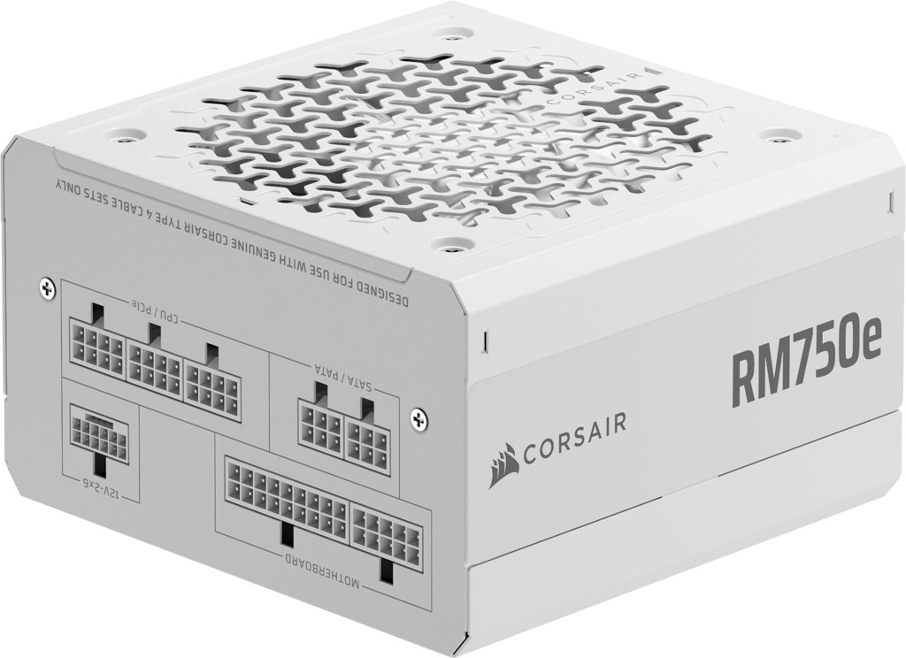 Fuente Corsair RM750e 750W White: potencia y modularidad total