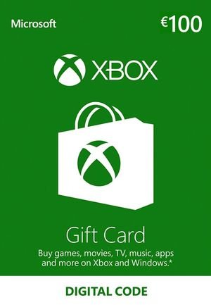 Tarjeta regalo Xbox Live de 100 € – ahorra 13 %